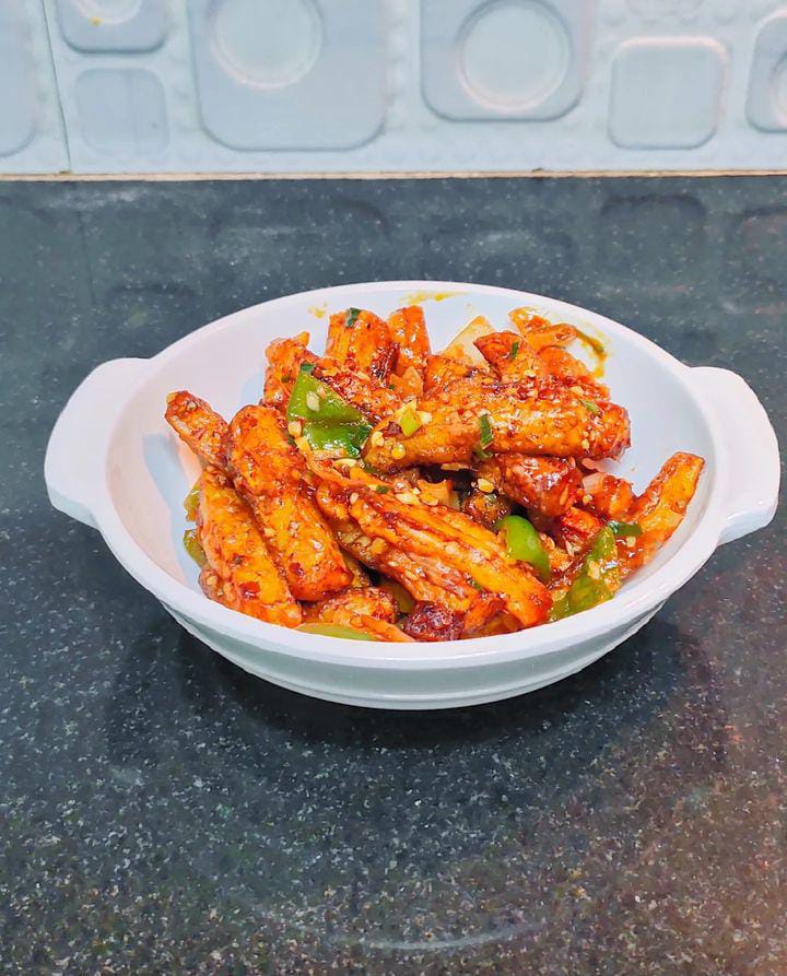 potato crispy chilli recipe