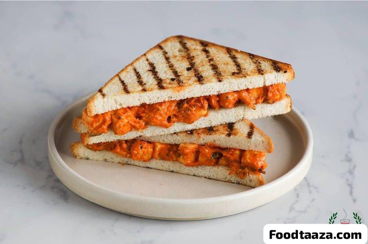 Paneer tikka sandwich