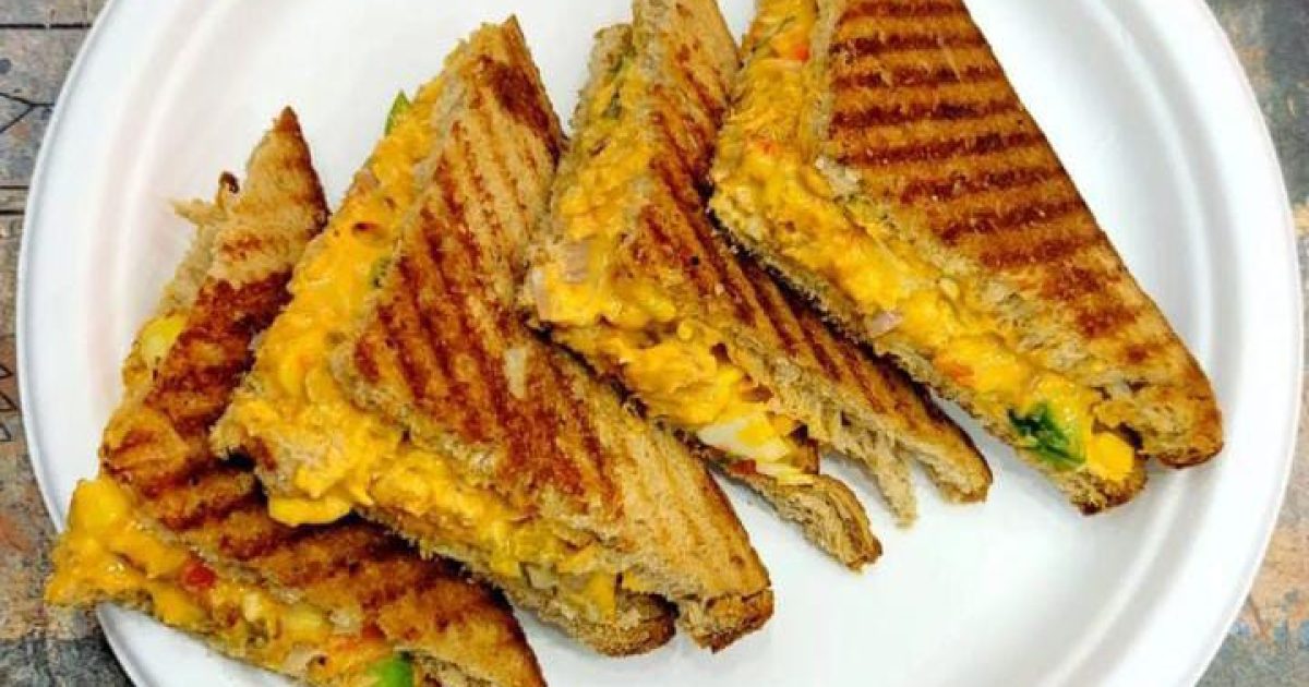 Paneer tikka sandwich