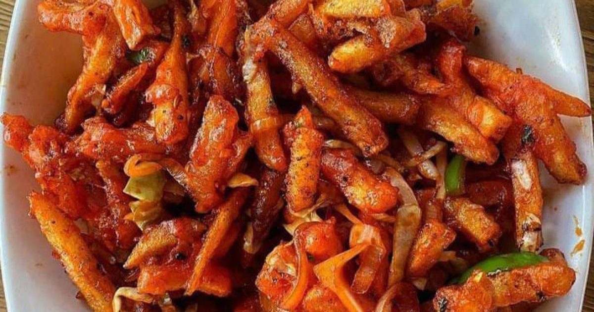 potato crispy chilli recipe