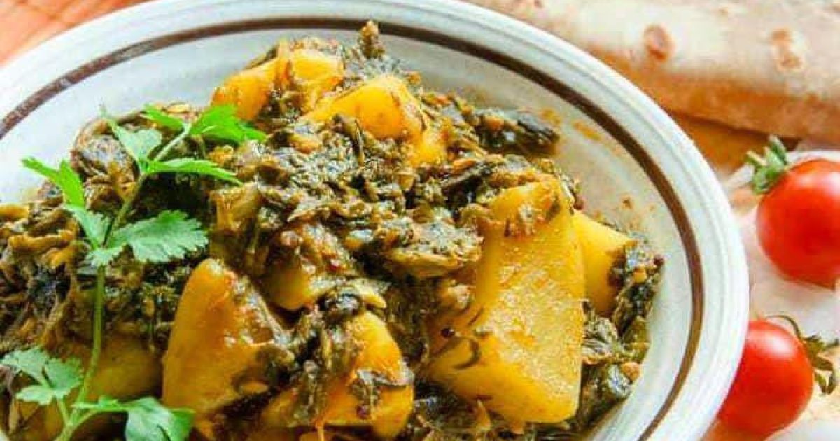 Dhaba-Style Aloo Palak Recipe Easy Spinach & Potato Sabzi